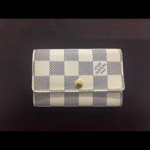 Damier Azur Multicles 6 Key Holder